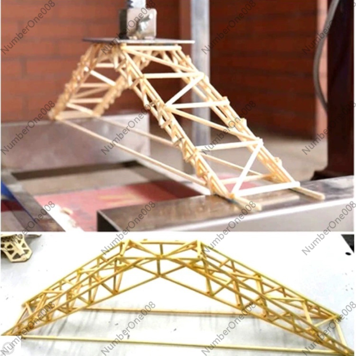 Model Kit Competition - 2.5x2.5x550mm Balsa Wood Strips for Bridge