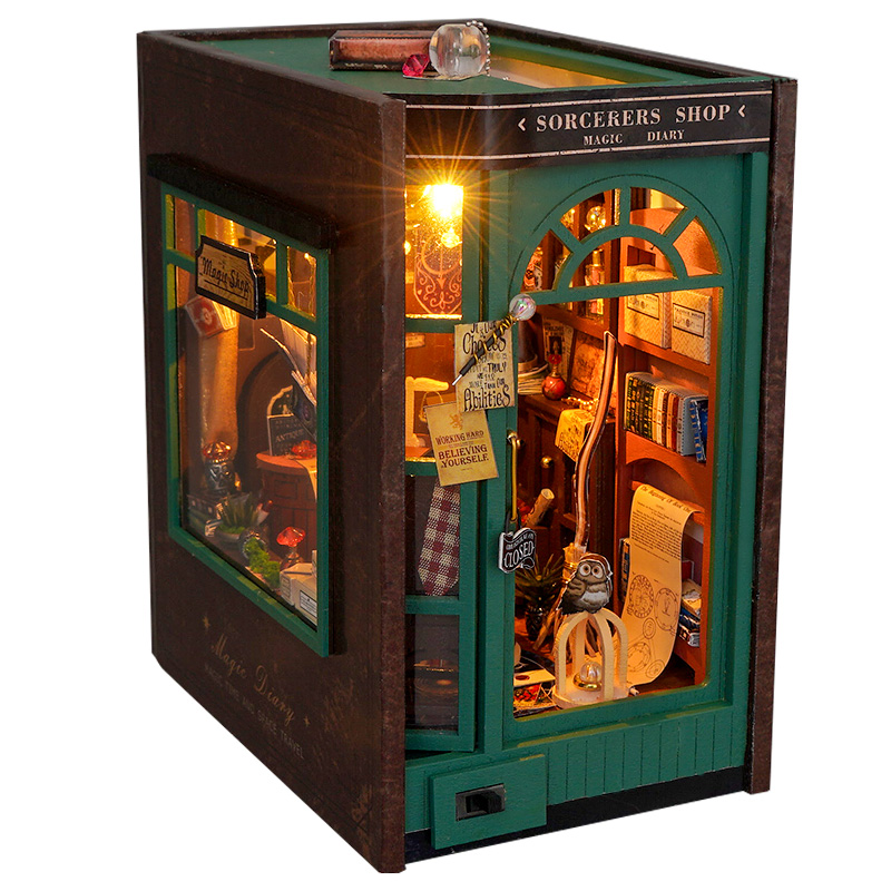 Model Kit Japan Shop - DIY Book Nook Insert Shelf Kits