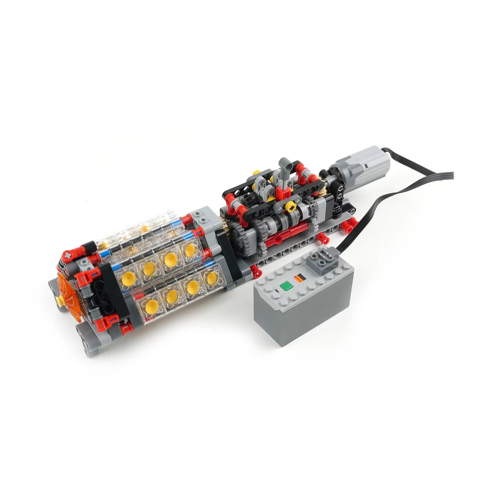 High-Tech Transparent V16 Engi - Model Kit Engine 评论和价格
