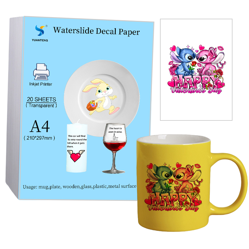 20Sheets/Bag Blue Backing Wate - Waterslide Decal Paper 评论和价格
