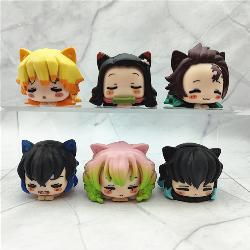 6PCS/Set Anime Demon Slayer Fi - Model Kit Zenitsu 评论和价格