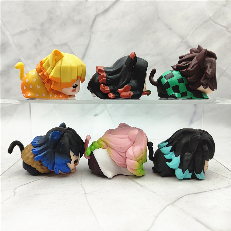 6PCS/Set Anime Demon Slayer Fi - Model Kit Zenitsu 评论和价格