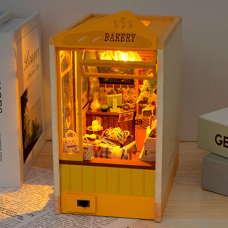 DIY Wooden Book Nook Insert Sh - Model Kit Japan Shop 评论和价格