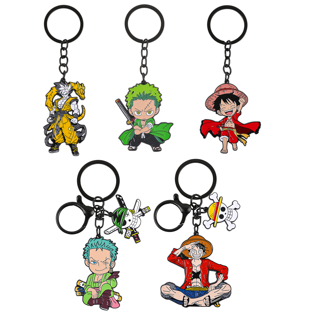 One Piece Anime Keychain Set - - Model Kit Accessories 评论和价格