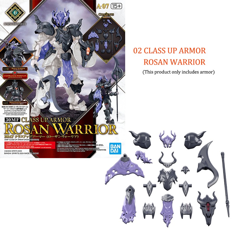 Original Bandai 30MF Rosan Fig - Model Kit Japan Shop 评论和价格