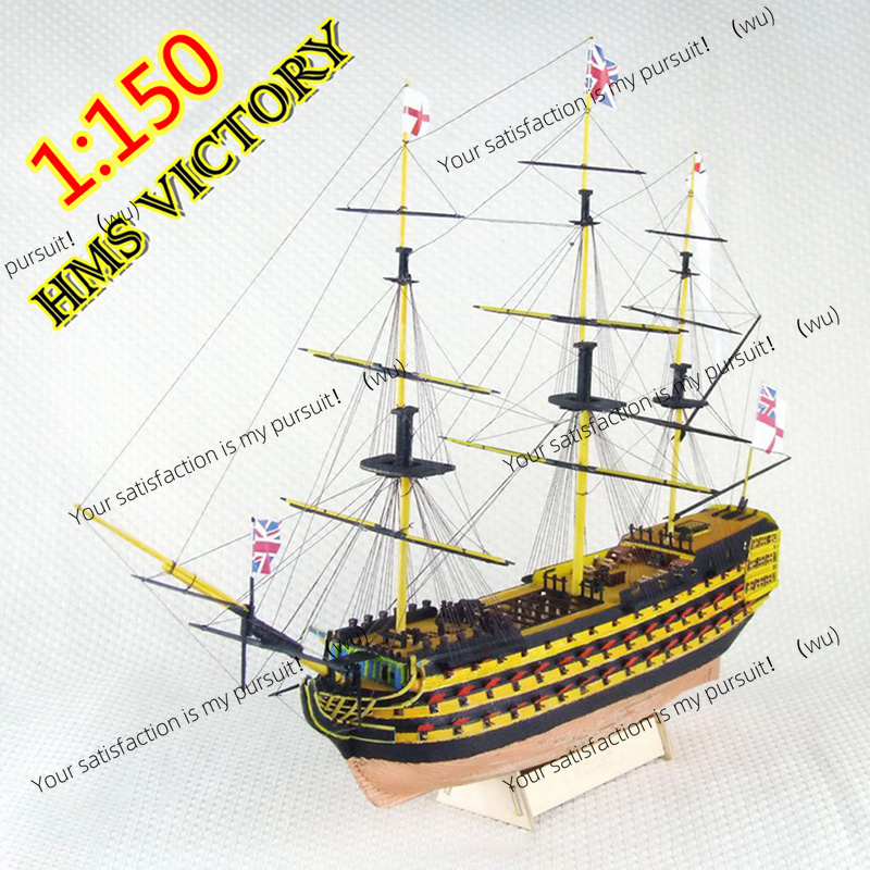 1Set 1:150 Sailing Boat Model  - Model Kit Hms Victory 评论和价格