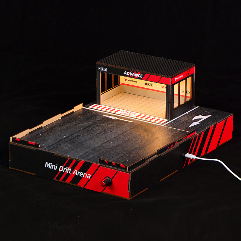 1:64 Scale DIY Drift Track Dio - Model Kit Instructions 评论和价格