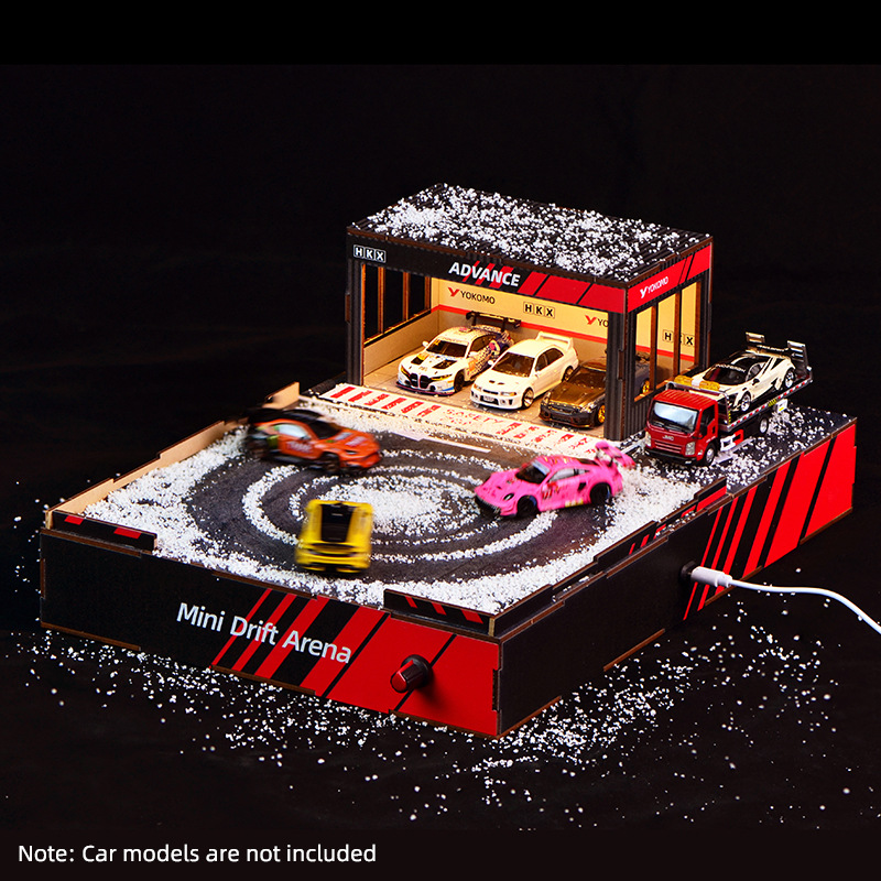 1:64 Scale DIY Drift Track Dio - Model Kit Instructions 评论和价格