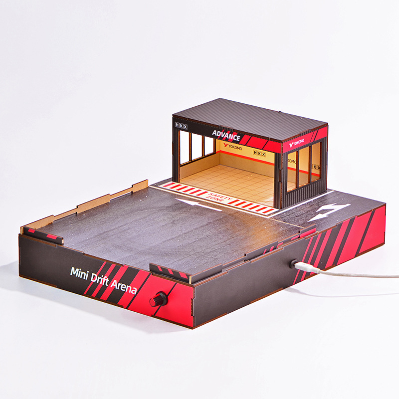 1:64 Scale DIY Drift Track Dio - Model Kit Instructions 评论和价格