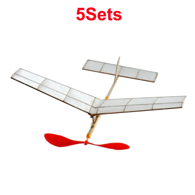 5Sets Rubber Band Powered Glid - Model Kit Competition 评论和价格