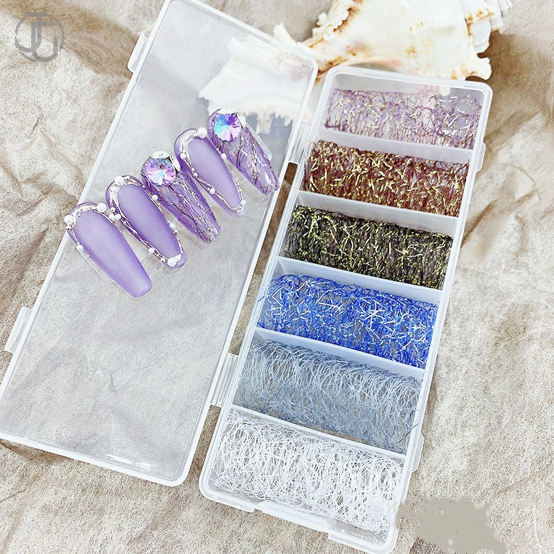 6 rolls Aurora Nail Foils for  - Waterslide Decal Paper 评论和价格