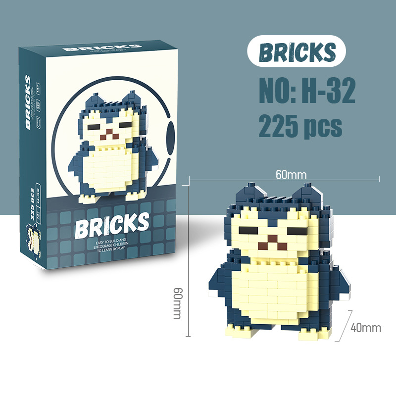Pokemon Micro Building Blocks  - Model Kit Instructions 评论和价格