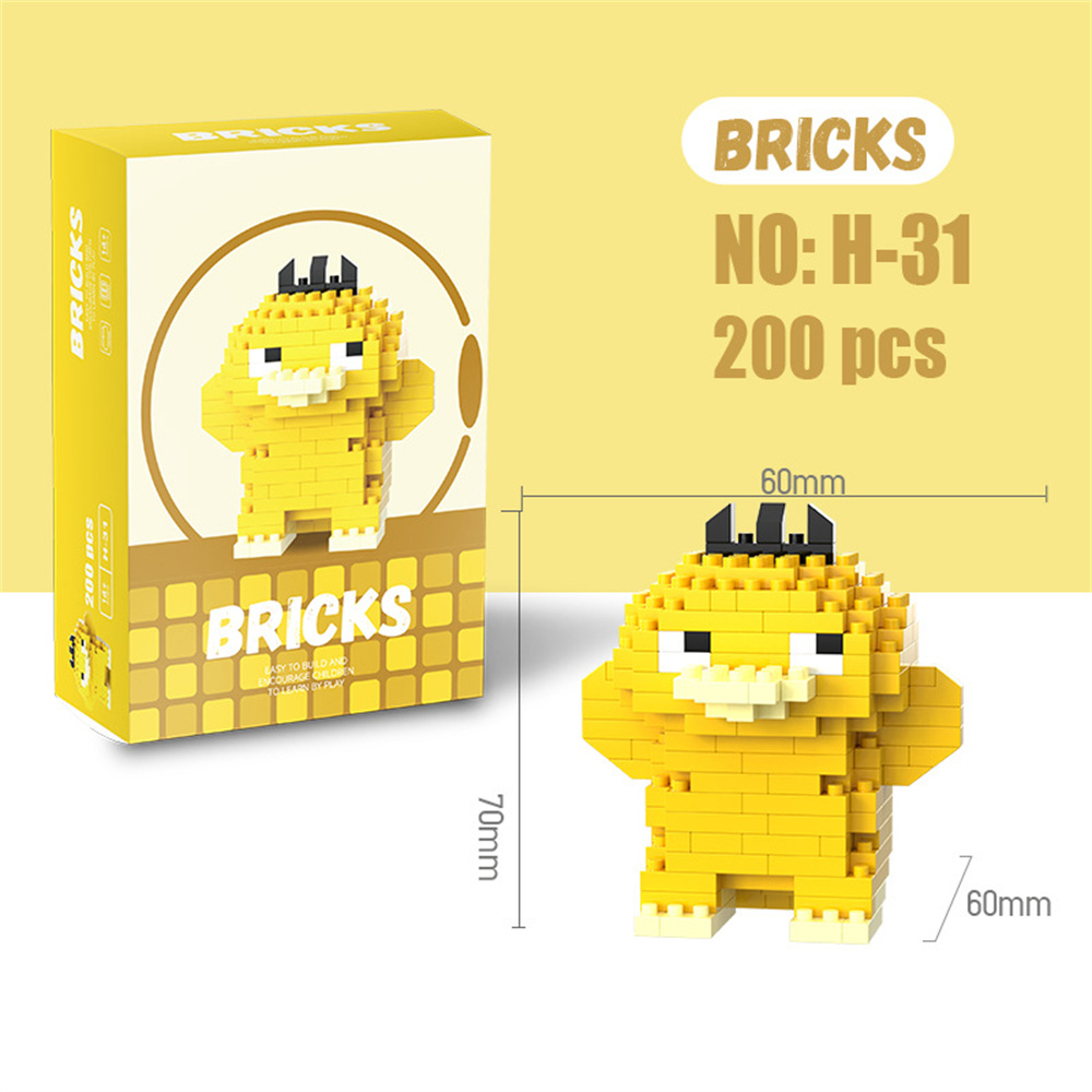 Pokemon Micro Building Blocks  - Model Kit Instructions 评论和价格