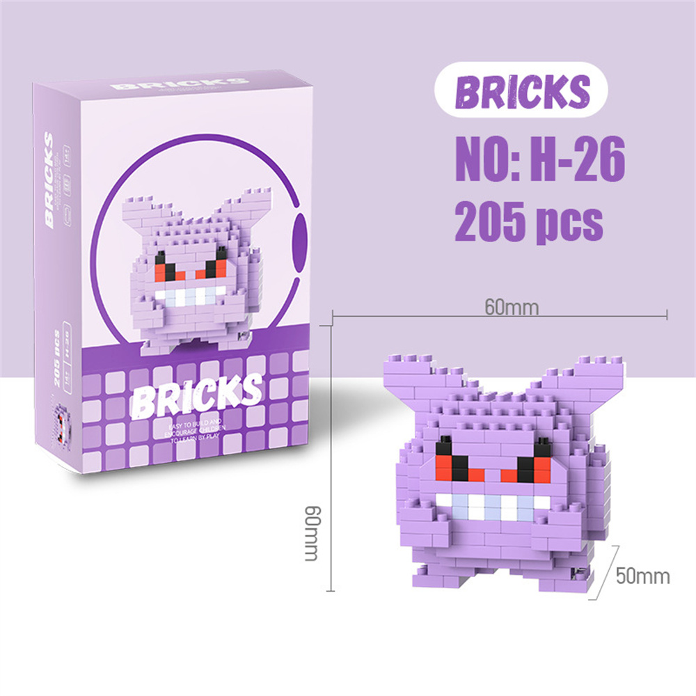 Pokemon Micro Building Blocks  - Model Kit Instructions 评论和价格
