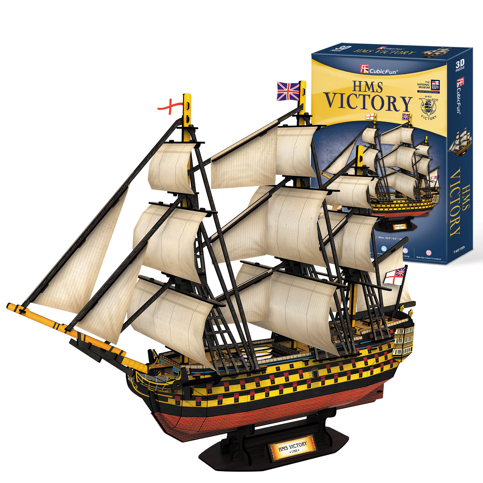 3D Puzzles Large HMS Victory V - Model Kit Hms Victory 评论和价格