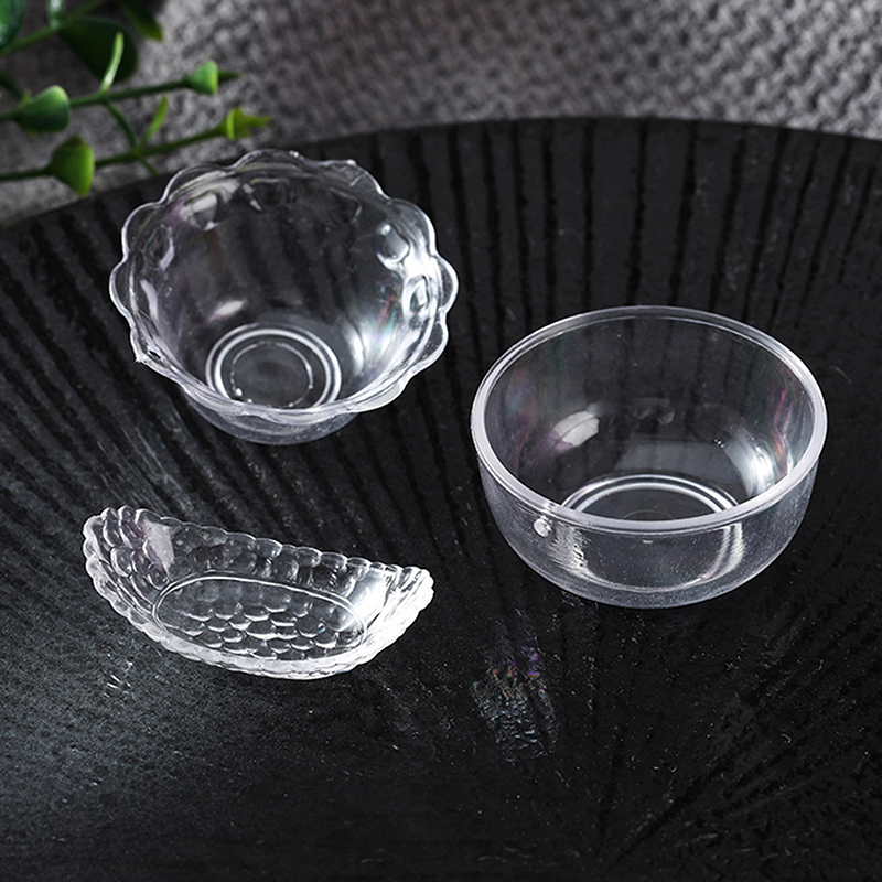 3pcs Dollhouse Mini Bowl Minia - Model Kitchen Set 评论和价格