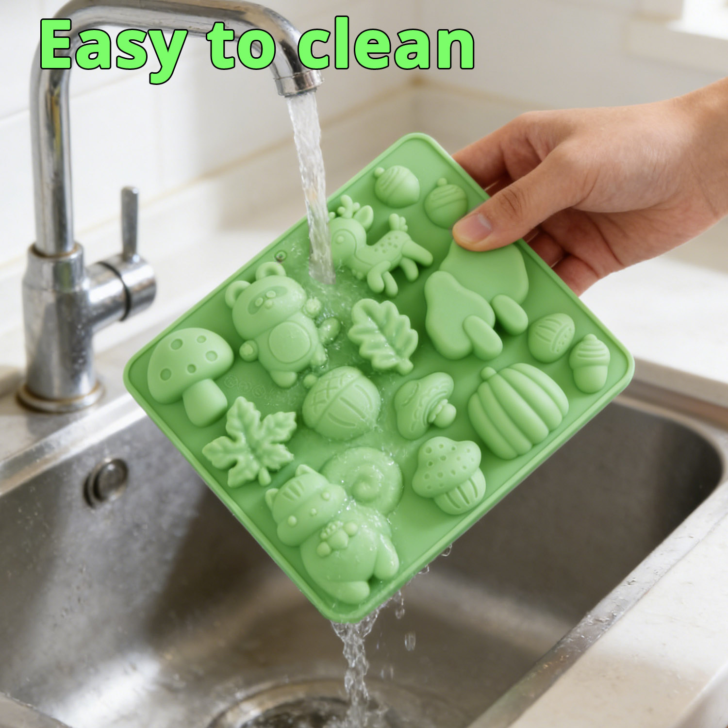 1 Silicone Cake Mold in the Sh - Model Kitchen Set 评论和价格