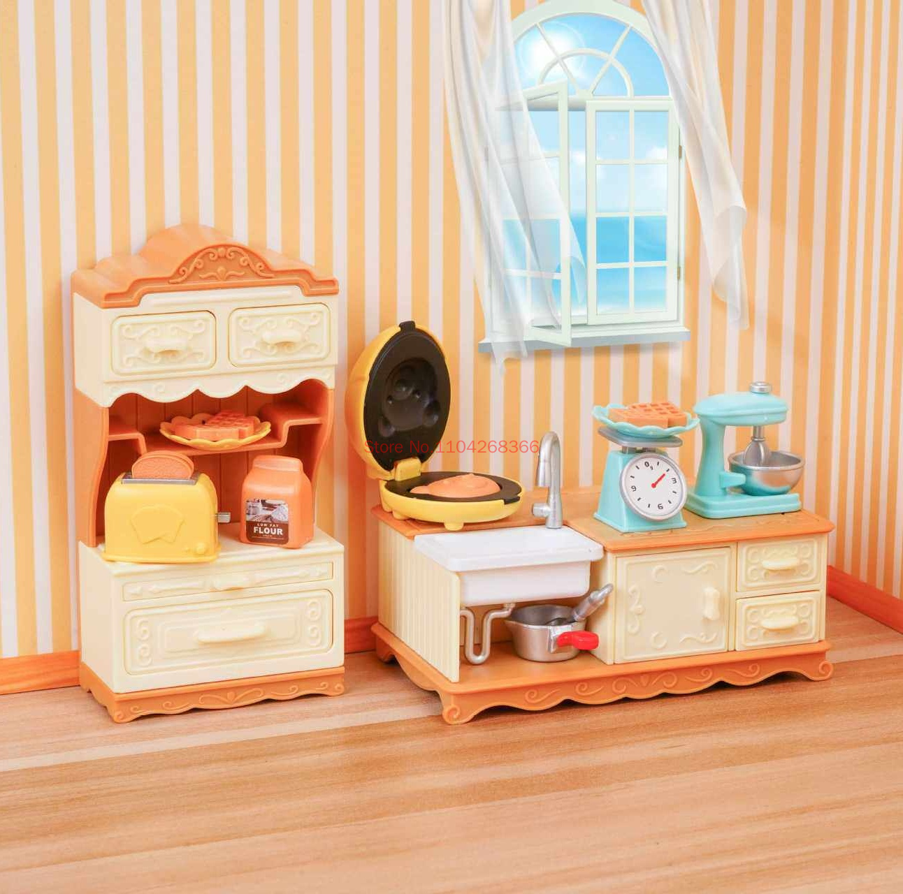 Forest Family 1/12 Kitchen Fur - Model Kitchen Set 评论和价格
