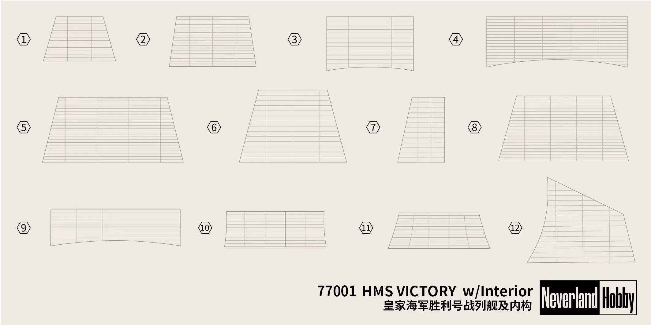 1/700 HMS Victory w/Interior ` - Model Kit Hms Victory 评论和价格