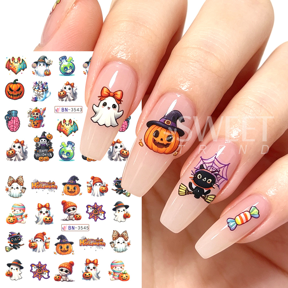 SWEET TREND-12 Design Hallowee - Waterslide Decal Paper 评论和价格