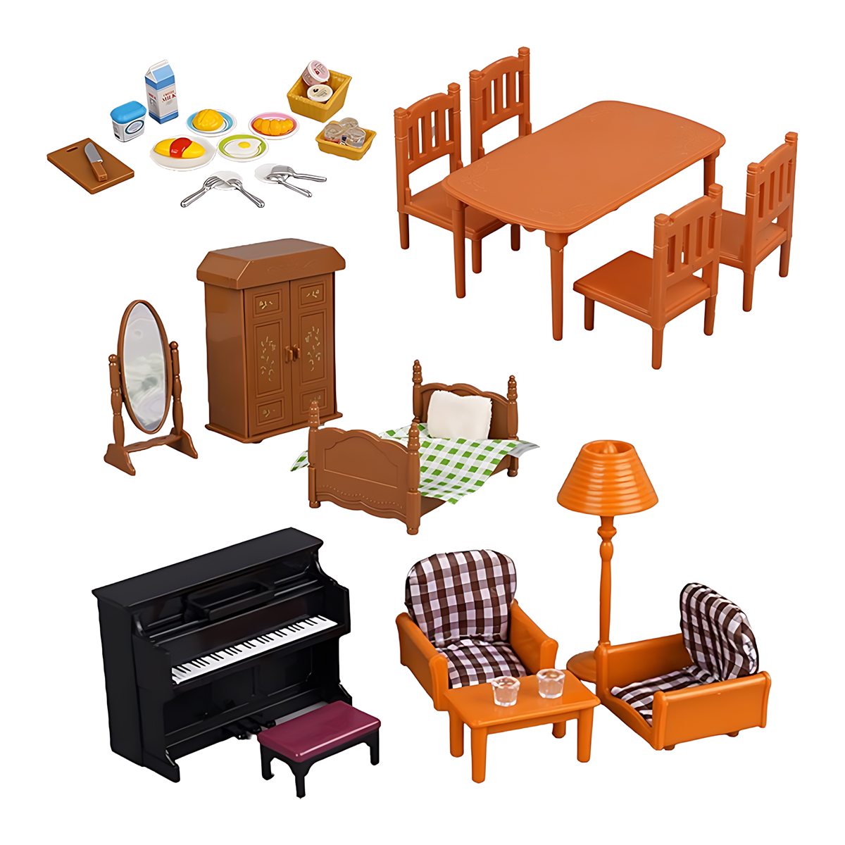 Miniature Furniture 1:12 Dollh - Model Kitchen Set 评论和价格
