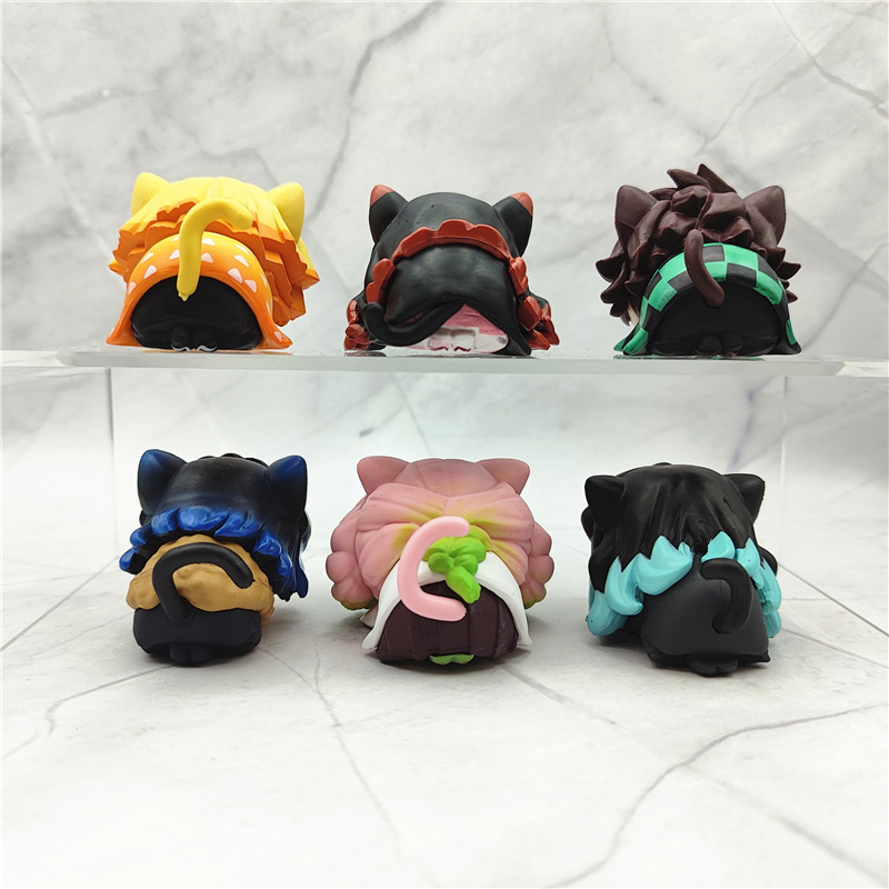 6Pcs/1 Set Anime Demon Slayer  - Model Kit Zenitsu 评论和价格
