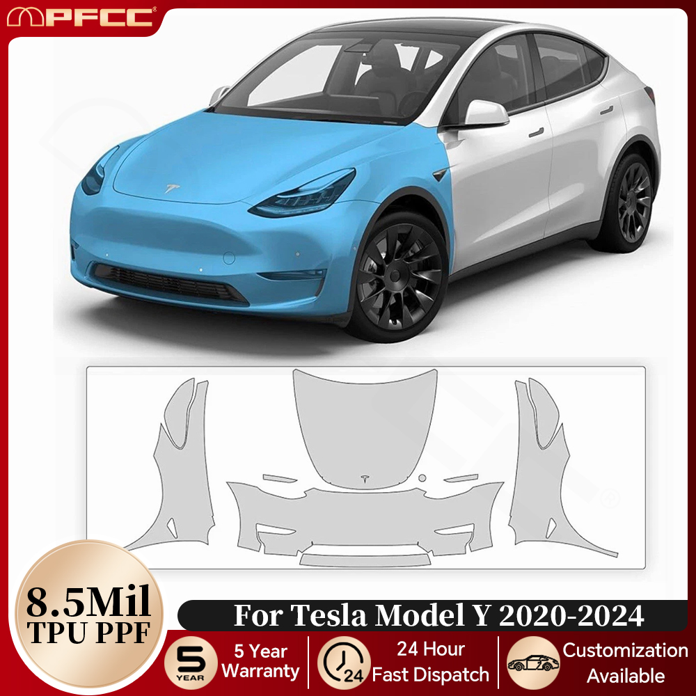 Pre-cut PPF For Tesla Model Y  - Model Kit Instructions 评论和价格