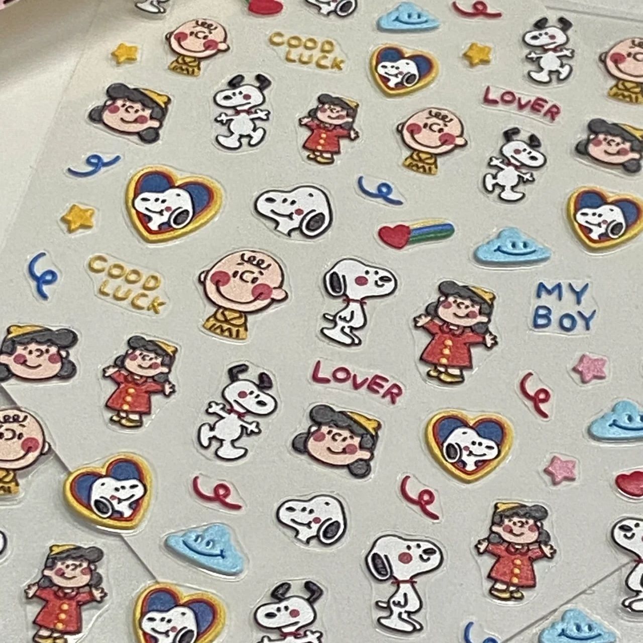 Cartoon Snoopy Embossed 3D Rel - Waterslide Decal Paper 评论和价格
