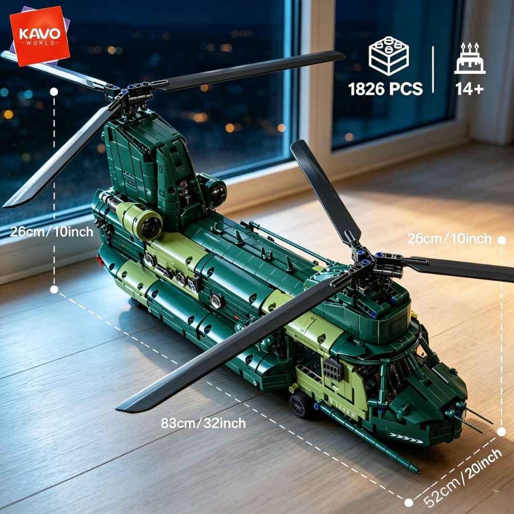 KAVOWORLD 1826pcs 32inch Heavy - Model Kit In Era 评论和价格